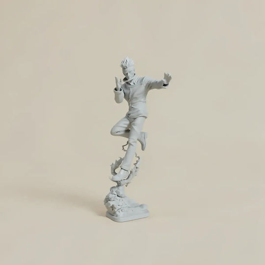 Небоядисана 3D Фигура Gojo Satoru Flying Jujutsu Kaisen 3D Модел Боядисване DIY Подарък Цветове 20 см 1:8