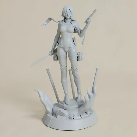 Unbemalte 3d Figur Mikasa Ackerman Sexy Aus Angriff auf Titan Bemalen Diy Geschenk Farben 30 Cm 1:6