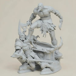 Άβαφη 3d Φιγούρα Young Kratos 400mm Βάψιμο Diy Δώρο Χρώματα 20 Cm 1:8 Άβαφη 3d Φιγούρα Young Kratos 400mm Βάψιμο Diy Δώρο Χρώματα 20 Cm 1:8