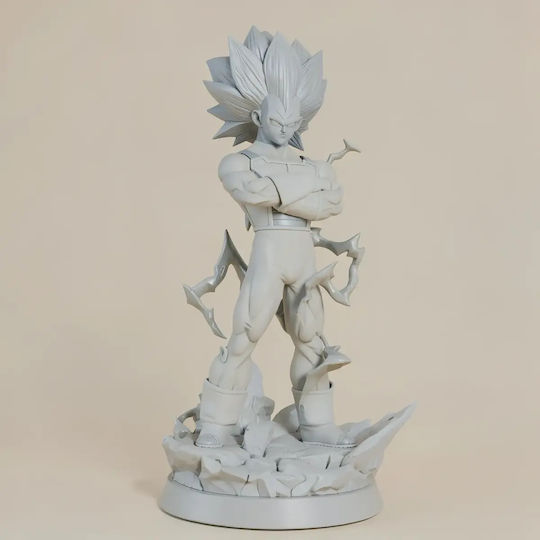 Unpainted 3D Figure Vegeta SSJ3 Lighting Painting DIY Gift Colors 30 cm 1:6