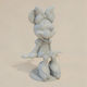 Άβαφη 3d Фигура Minnie От Disney Боядисване Diy Подарък Цветове 30 См 1:6