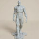 Unpainted 3D Figur Bertholdt Titan Aus Angriff auf Titan Bemalen Diy Geschenk Farben 30 Cm 1:6