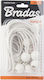 Bradas Plastic Cable Ties 200mmx100mm in White Colour (10 pcs)