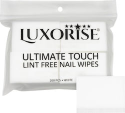 Ultimate Touch Luxorise Кърпички За Нокти Двойно Ниво 200 Бройки Бели Ultimate Touch Luxorise Кърпички За Нокти Двойно Ниво 200 Бройки Бели