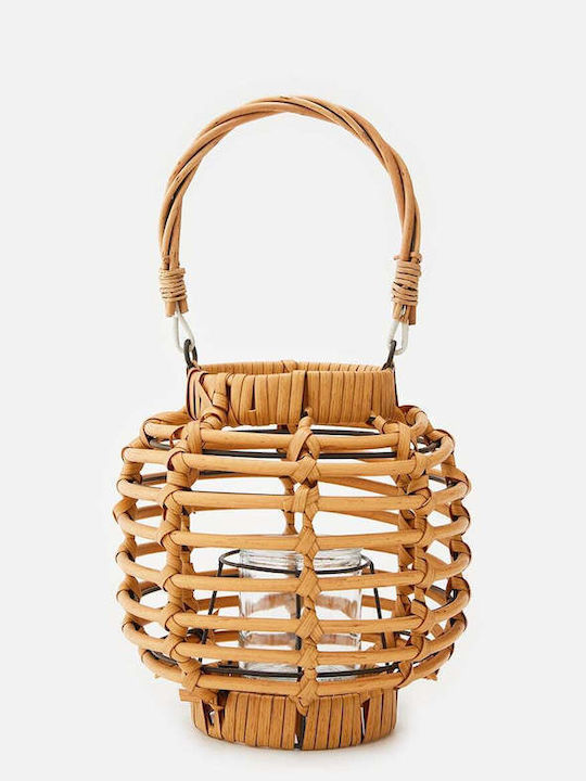 SteweHome SteweHome Holzkerzenhalter in Beige Farbe 10x21.5x15cm