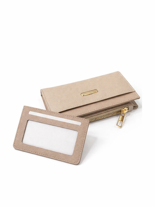 Kleines Damenbrieftasche Beige
