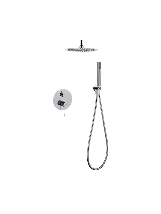 Imex Für Eingebaute Wasserhähne 2 Ausgänge Silber