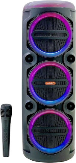 Kimiso Ηχείο Karaoke με Ασύρματο Μικρόφωνο και Εφέ Φωτισμού QS-8230 260394 Μαύρο