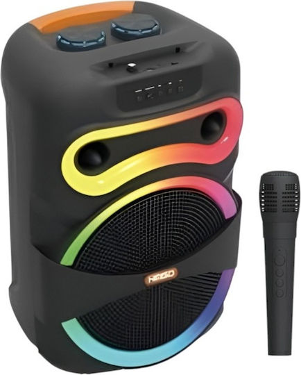Kimiso Ηχείο Karaoke με Ασύρματο Μικρόφωνο και Εφέ Φωτισμού QS-12201 260387 Μαύρο