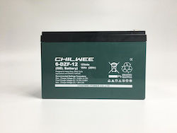 12v 12ah Vrla Deep Cycle Gel Battery Dzf Series Chilwee 6-dzf-12 Maintenance-free Can Be Used In A Multitude Applications Moped Electric Motor Scooters Children Small Electric Vehicles Emergency Lighting Electric Toys Appl