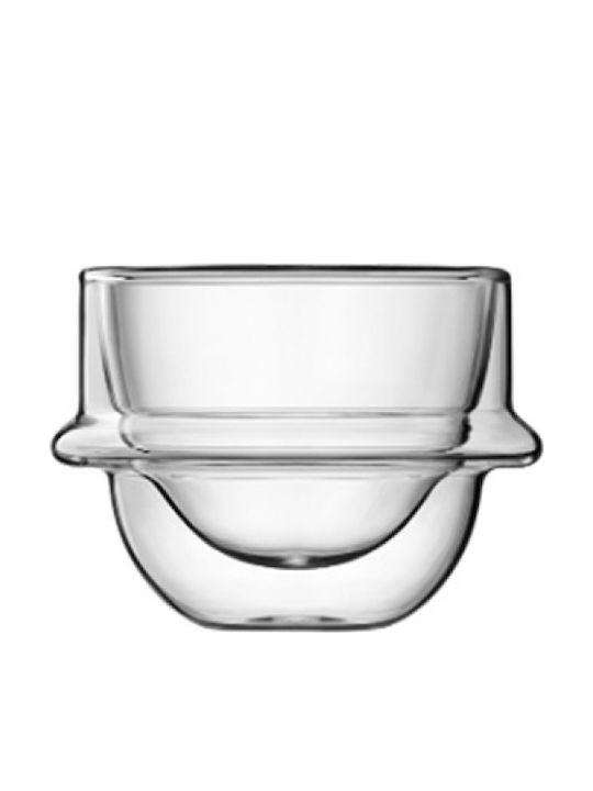 Bormioli Rocco Set Tassen Espresso Glas Weiße PLANETA 9CL 2 Stück