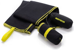 Meteor Πετσέτα Microfiber Μαύρη Meteor Πετσέτα Microfiber Μαύρη