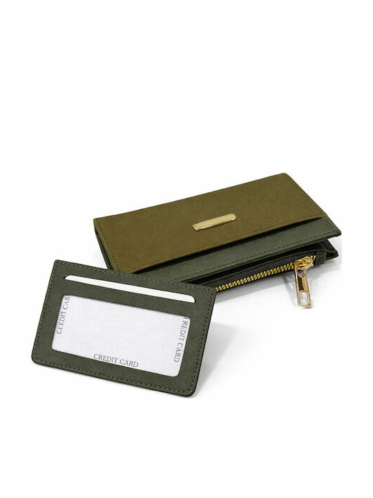 Kleines Damenbrieftasche Khaki