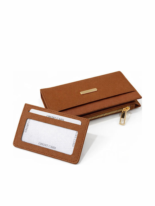 Kleines Damenbrieftasche Tabac Braun
