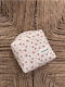 Enpapa Small Makeup Bag Burgundy Ribbon Multicolored 13x13x9 Cm