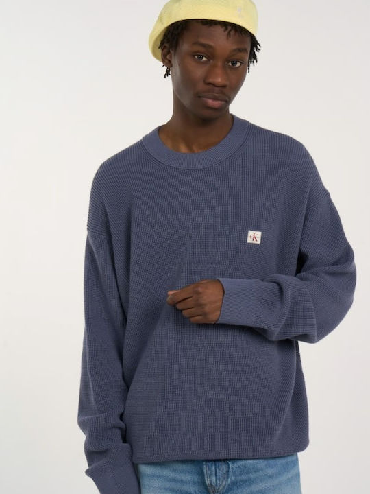 Calvin Klein Pulover Mânecă lungă Albastru