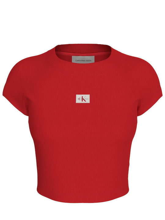 Calvin Klein Γυναικείο T-shirt Κόκκινο