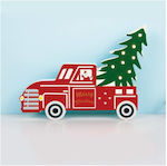 Aca Light Christmas Decorative Wooden Car 8 Led...