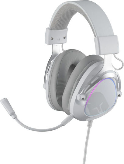 Spartan Gear Erato Over Ear Gaming Headset με σύνδεση 3.5mm Λευκό for Nintendo Switch / Nintendo Switch 2 / PC / PS4 / PS5