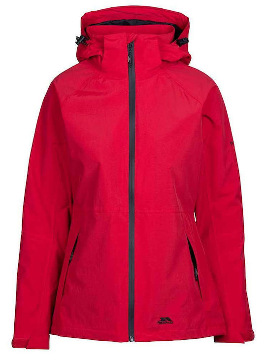 Trespass Short Women's Jacket for Winter Red