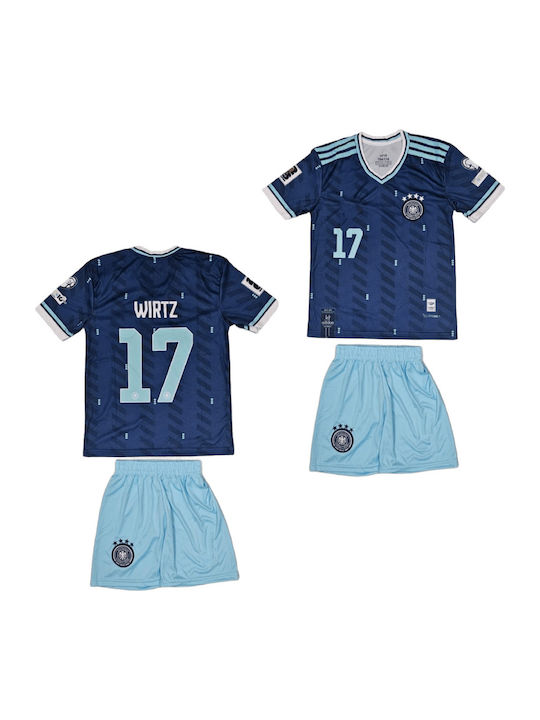 Kinder Fußball Satz Wirtz Nationalmannschaft Deutschland Weltmeisterschaft 2026 Blau Balón De Oro Unisex Kinder Ab170