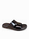 Leather Men's Sandals in Black Colour