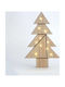 Aca Light Christmas Decorative Wooden Tree 10 Mini Led Warm White Batteries 2xaa Ip20 215x25x350mm