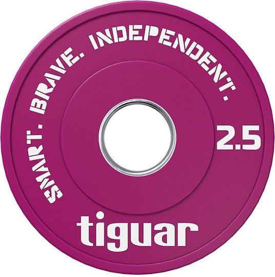 Tiguar Олимпийски Тип Каучуков Диск 1 x 2.5кг Ф50мм
