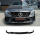 Преден Спойлер Mercedes-Benz C Class C205 W205 Фейслифт 19-21 AMG Line Черен Лъскав Brabus Look 3 Броя