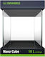 Dennerle Nano Cube Fish Aquarium Capacity 10lt 21.5x21.5x26cm