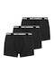 Men's Boxers Black with Printed 3Pack