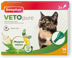 Beaphar Veto Biocton Spot-on Antiparasitäre Ampullen für Katzen 3 Stück Beaphar Veto Biocton Spot-on Antiparasitäre Ampullen für Katzen 3 Stück