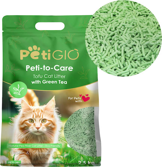 Petigio Cat Litter Tofu with Green Tea Scent