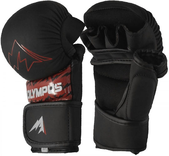 Olympus Sport Spar-z MMA-Handschuhe Sparring 07 Oz Schwarz Rot