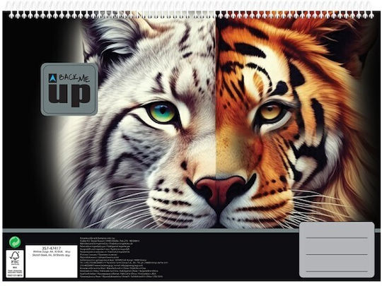 Μπλοκ Ζωγραφικης Bmu Α4 30 Φυλλα Wild Cats 357-47417
