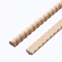 Decomagia Verschiedenes Bastelbedarf Holzschnitzerei Vollholz 1.1x0.5x50cm Dhw-006