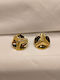 Earrings Made Of Gold Plated Steel E287
