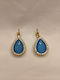 Earrings Made Of Gold Plated Steel E281