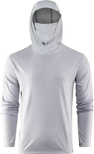 Риболовна блуза Grundens Tough Sun Masked Hoodie Upf 50+ Mist