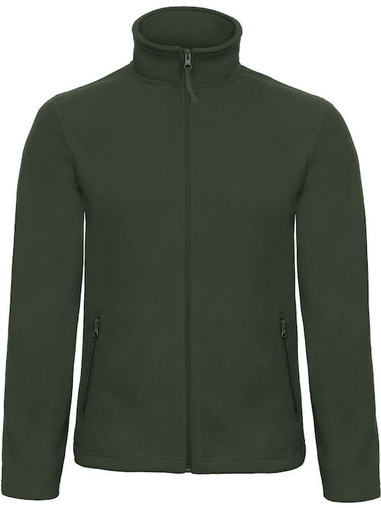 B&C Мъжка Рекламна Тениска Дълъг Ръкав Forest Green
