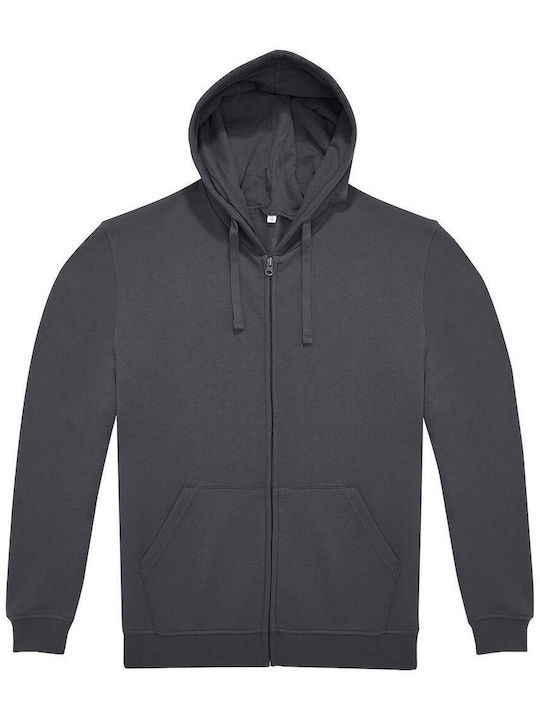 B&C Dark Men's Promotional Long Sleeve Sweatshirt Dark Grey