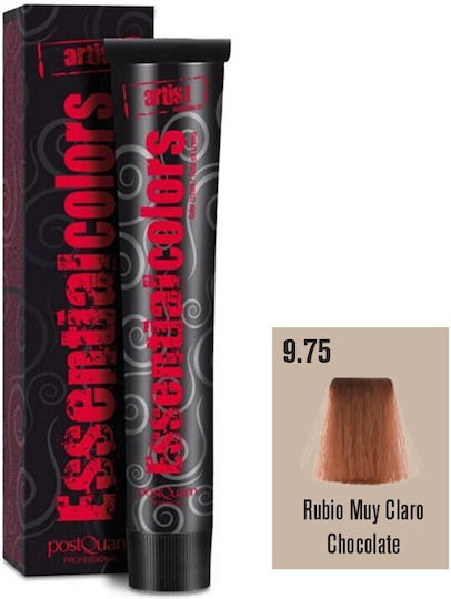 PostQuam Professional Color Βαφή Μαλλιών 9.75 Very Light Blond Chocolate 60ml