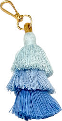 Decorative Keychain 3 Blue Tassels 13cm Foun1s Riniotis Rin-fou1s