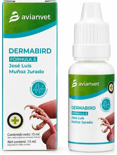 Avianvet Dermabird – Кожни Люспи на Краката и Клюна Кърлежи Комари – 15ml