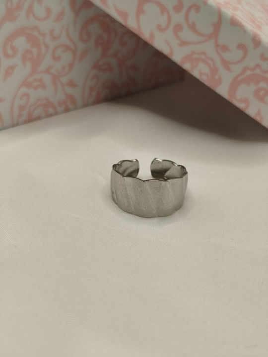 Women's Ring Made of Gold Plated Steel