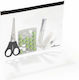 Durable Transparent Zip File Folder A5 170x235mm 2480-01
