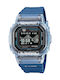 Casio G-Lide Digital Men's Watch Solar with Blue Rubber Strap