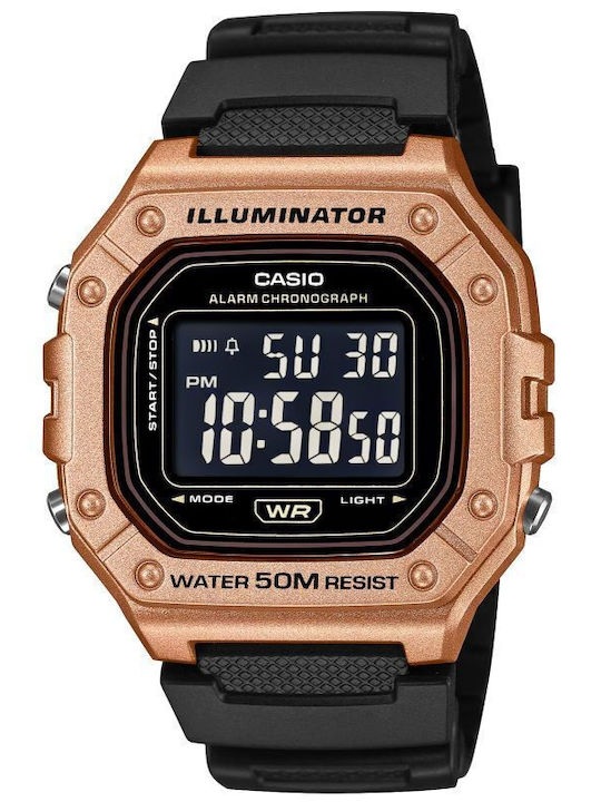 Casio Дигитален Мъжки Ръчен Часовник 43mm На Ба...