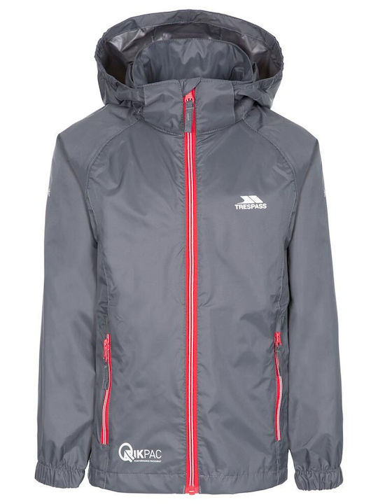 Waterproof Kids Casual Short Windproof Jacket with Hood