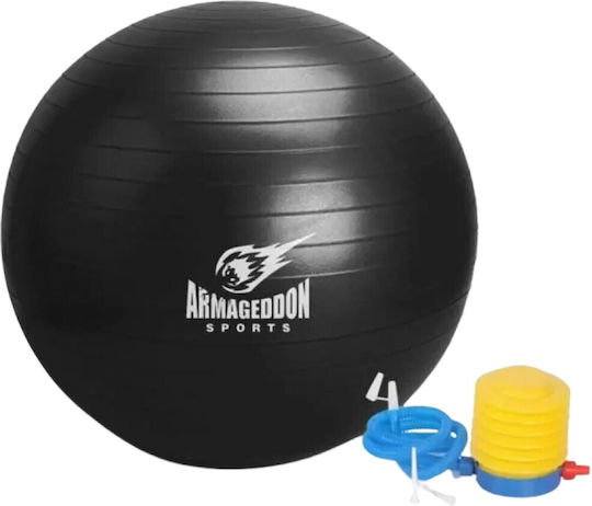 Armageddon Sports Μπάλα Pilates σε Μαύρο Χρώμα